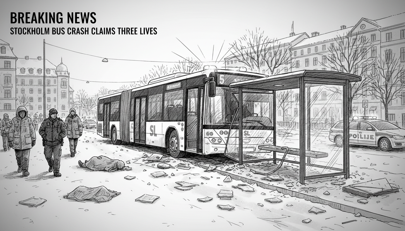 Serious Bus Accident in Stockholm Claims Three Lives