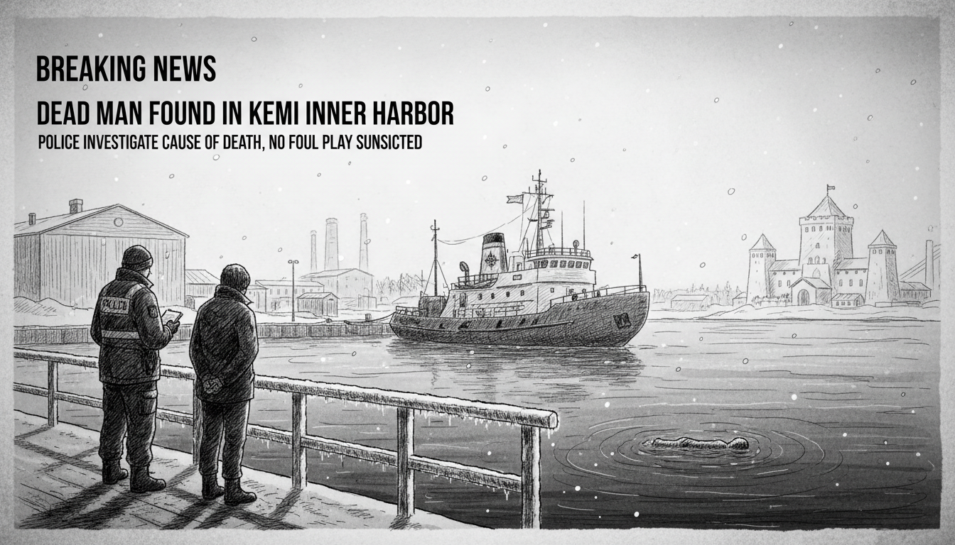 Dead Man Found in Kemi Inner Harbor