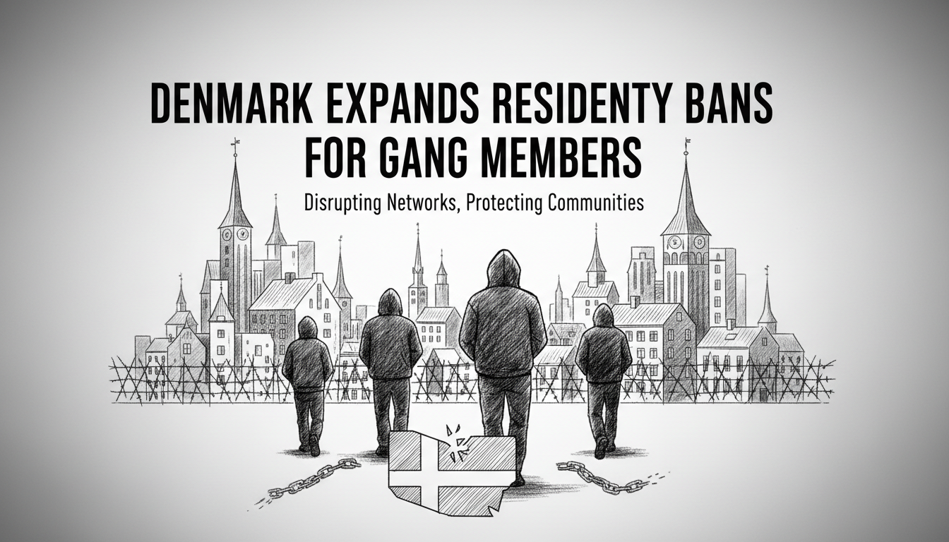 Denmark Expands Residency Bans for Gang Members