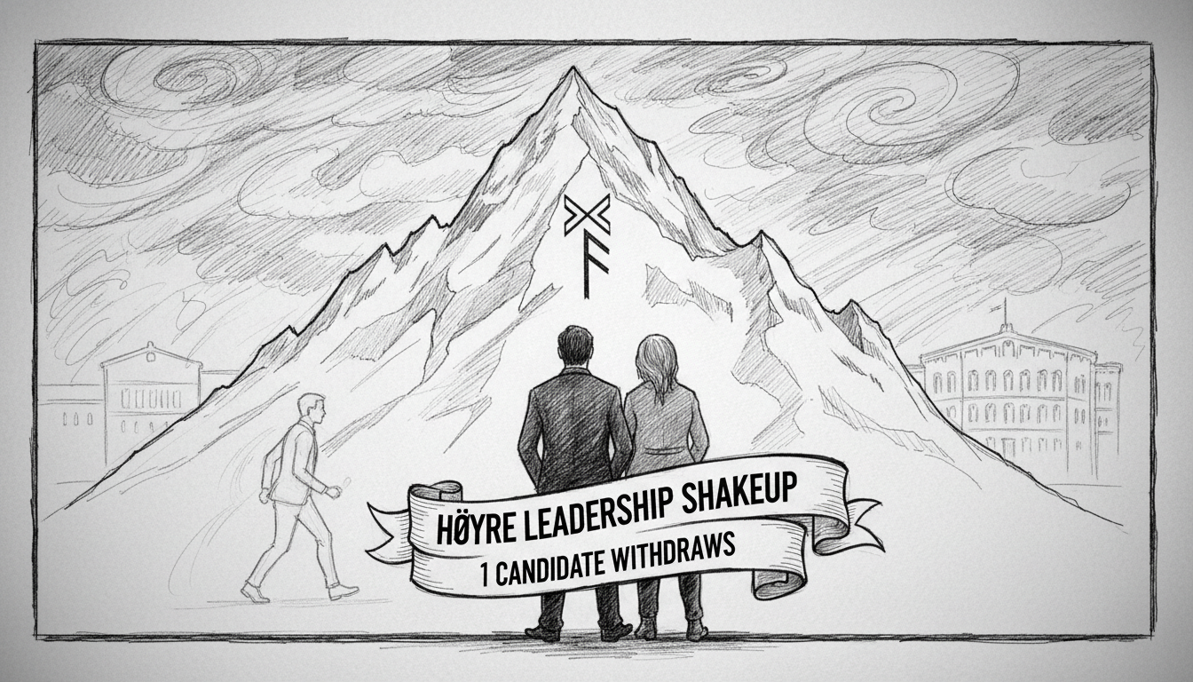 Norway's Høyre Leadership Shakeup: 1 Candidate Withdraws