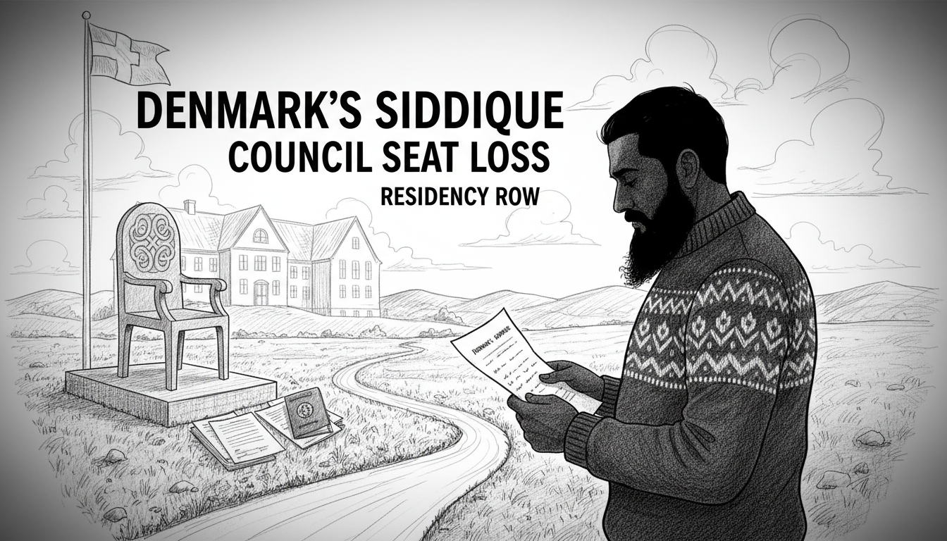 Denmark's Siddique Faces Council Seat Loss in Residency Row