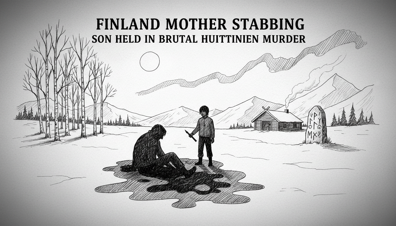 Finland Mother Stabbing: Son Held in Brutal Huittinen Murder