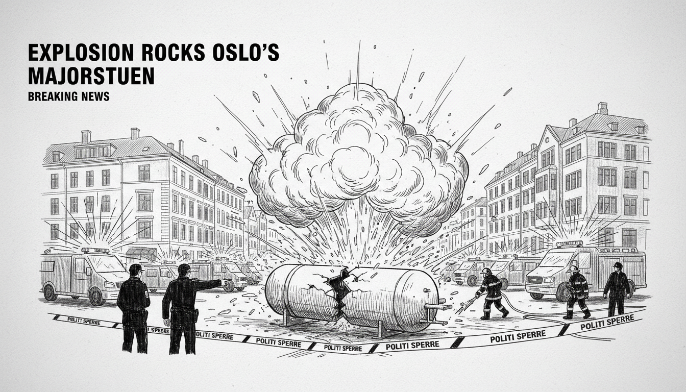 Explosion Reported at Majorstuen in Oslo