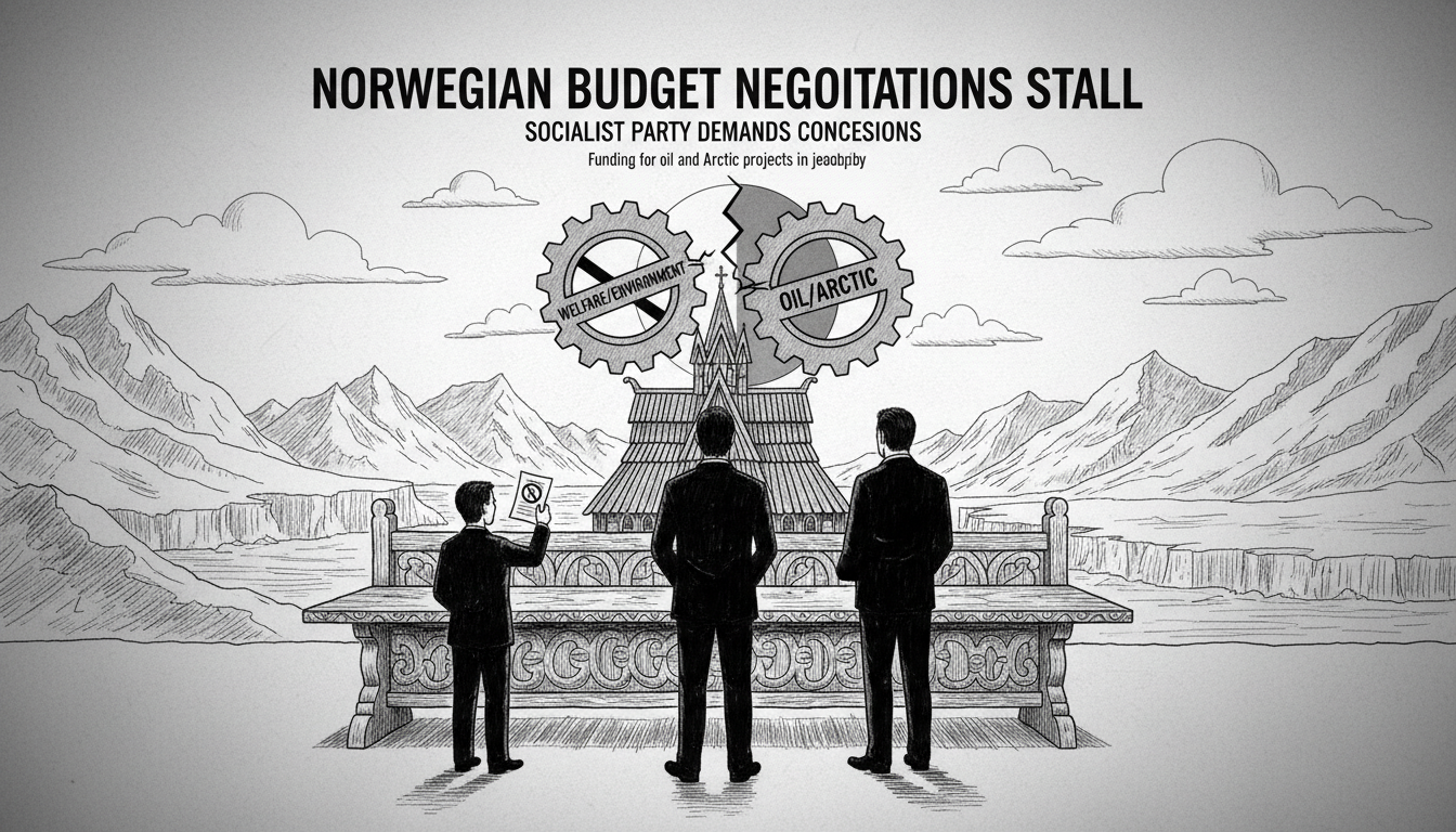 Norwegian Budget Negotiations Stall as Socialist Party Demands Concessions