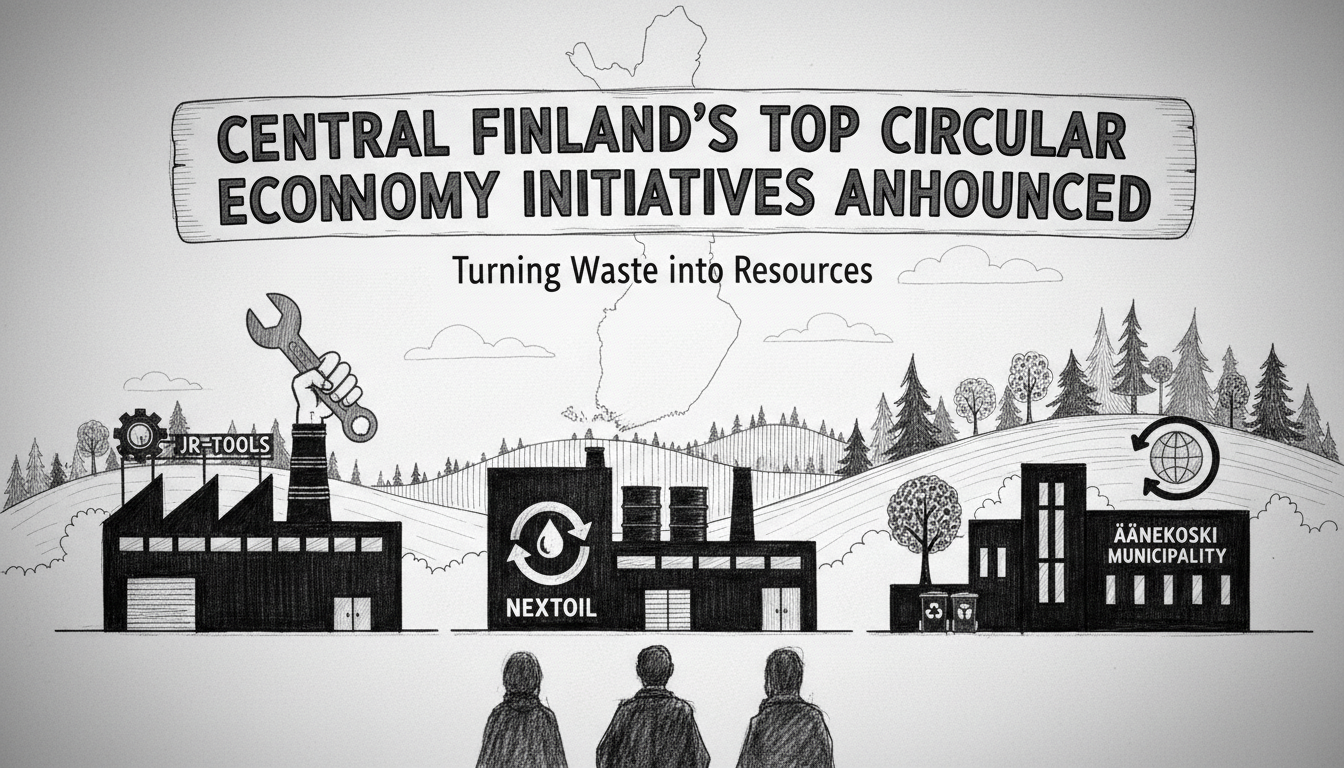 Central Finland's Top Circular Economy Initiatives Announced