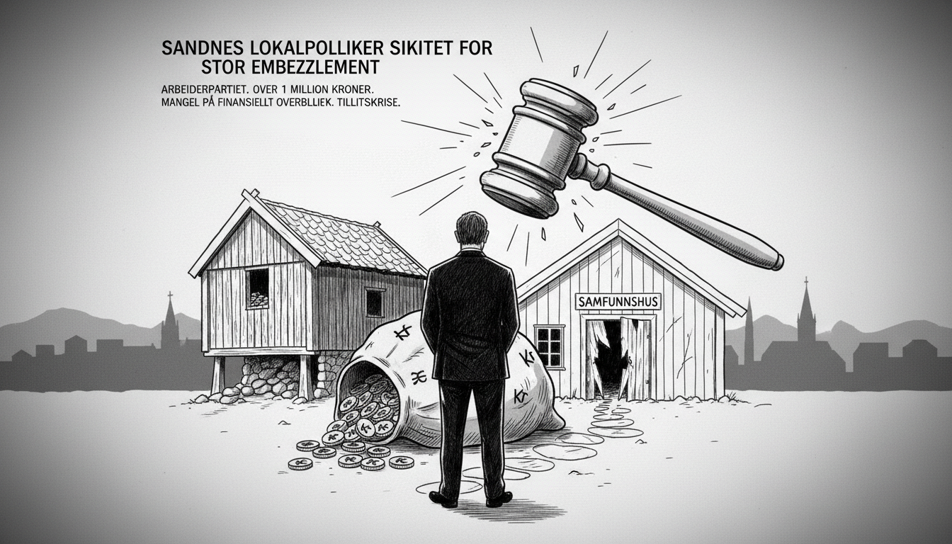 Sandnes Local Politician Charged With Major Embezzlement