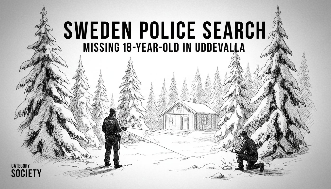Sweden Police Search: Missing 18-Year-Old in Uddevalla