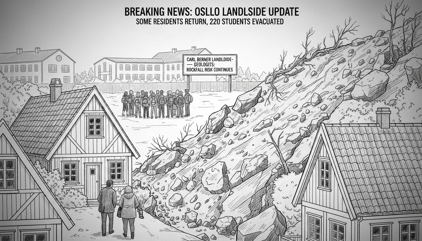 Oslo Landslide Update: Some Residents Return Home While Students Remain Evacuated