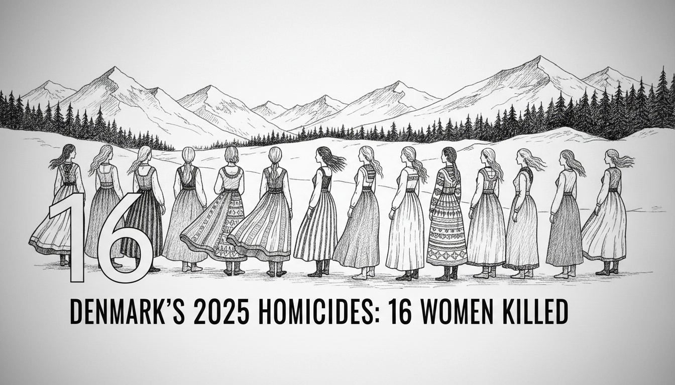 Denmark's 2025 Homicides: 16 Women Killed in Rare Year