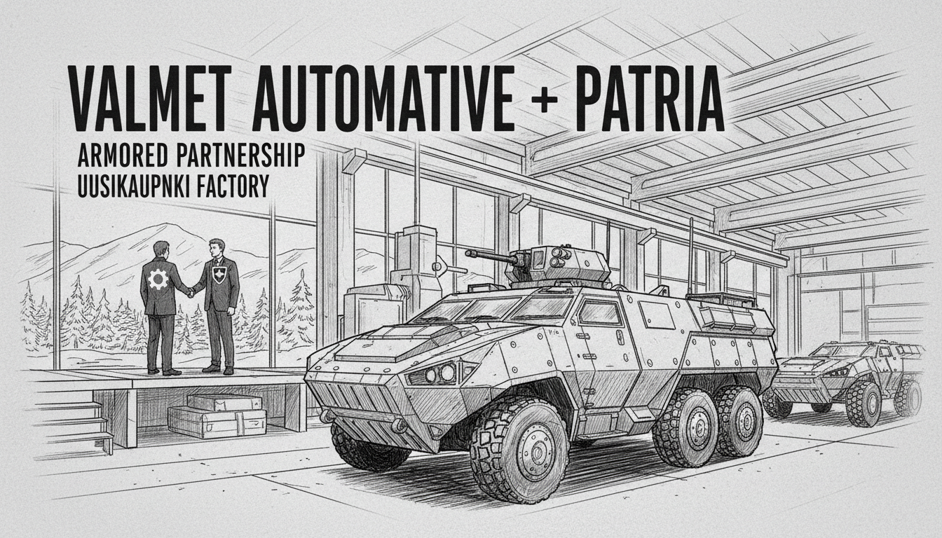 Valmet Automotive and Patria Forge Armored Vehicle Partnership