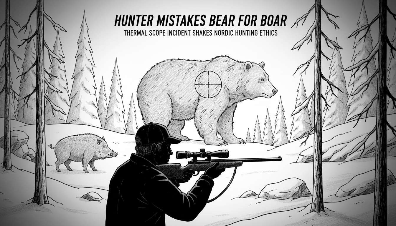 Hunter Mistakes Bear for Wild Boar in Thermal Scope Incident
