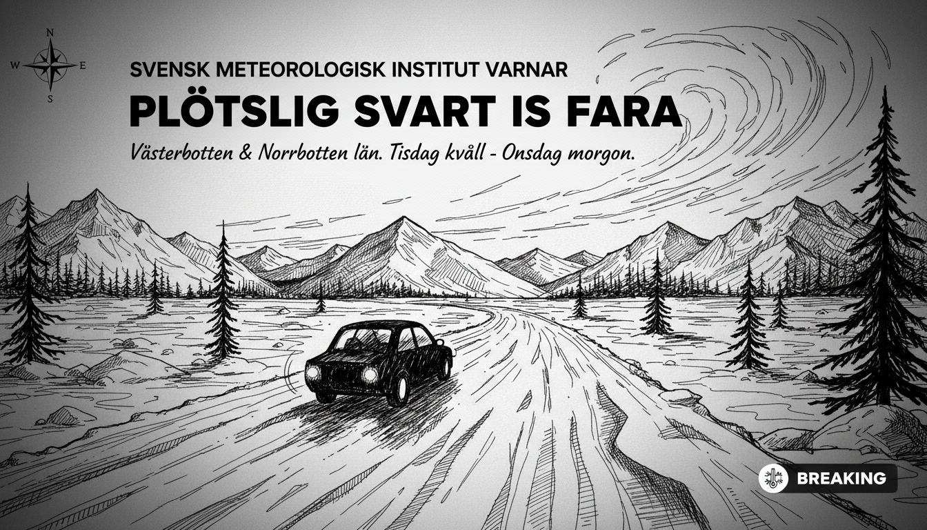 Swedish Meteorological Agency Warns of Sudden Black Ice Hazard