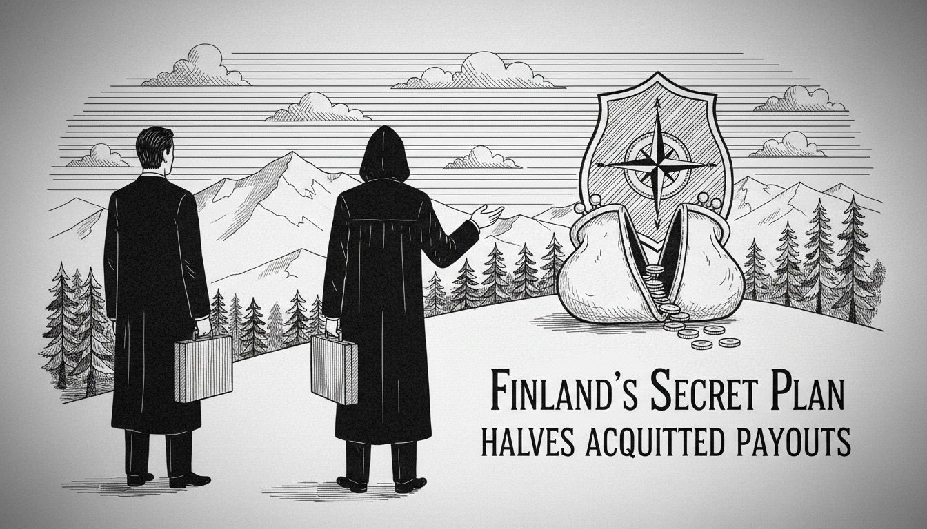 Finland's Secret Plan Halves Acquitted Payouts