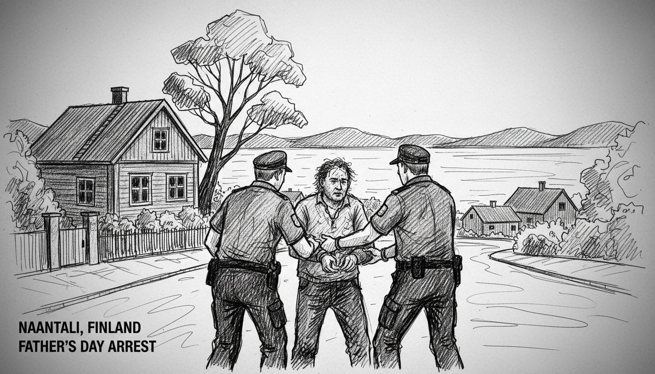 Father's Day Disturbance in Naantali Leads to Arrest