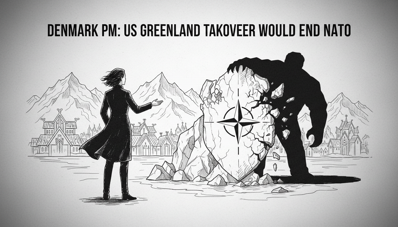 Denmark PM: US Greenland Takeover Would End NATO