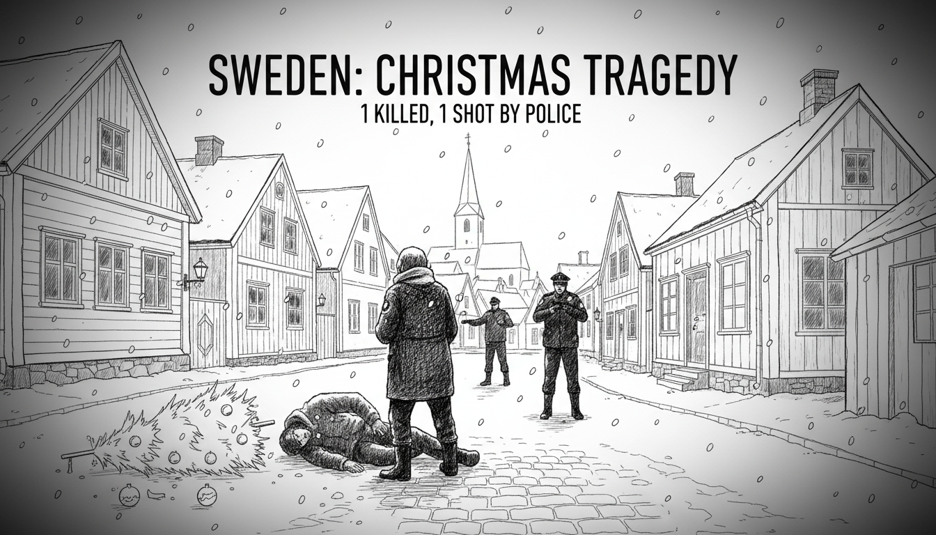 Sweden: 1 Killed, 1 Shot by Police in Christmas Tragedy