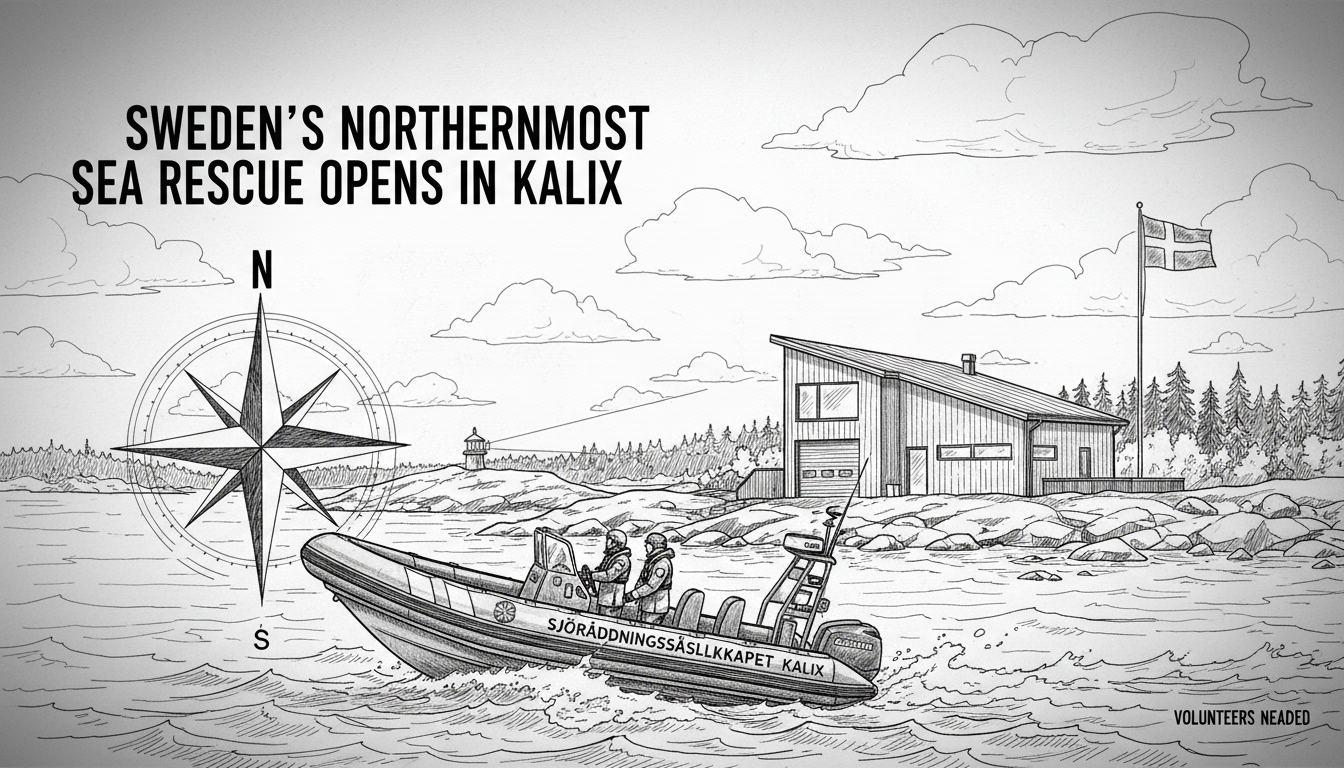 Sweden's Northernmost Sea Rescue Station Opens in Kalix