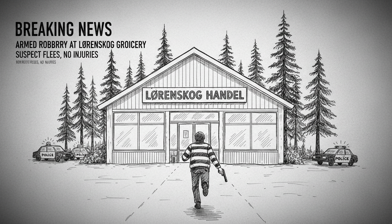 Armed Robbery at Lørenskog Grocery Store
