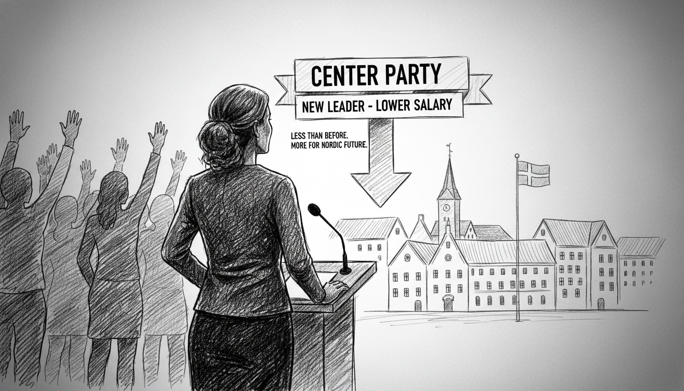 Center Party Nominates New Leader with Lower Salary
