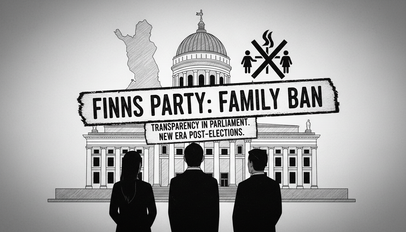 Finns Party to Ban Family Members as Parliamentary Assistants