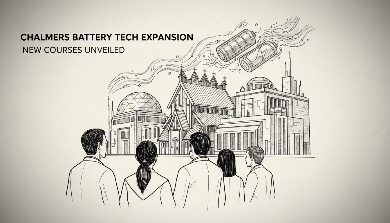 Sweden's Chalmers Expands: New Battery Tech Courses