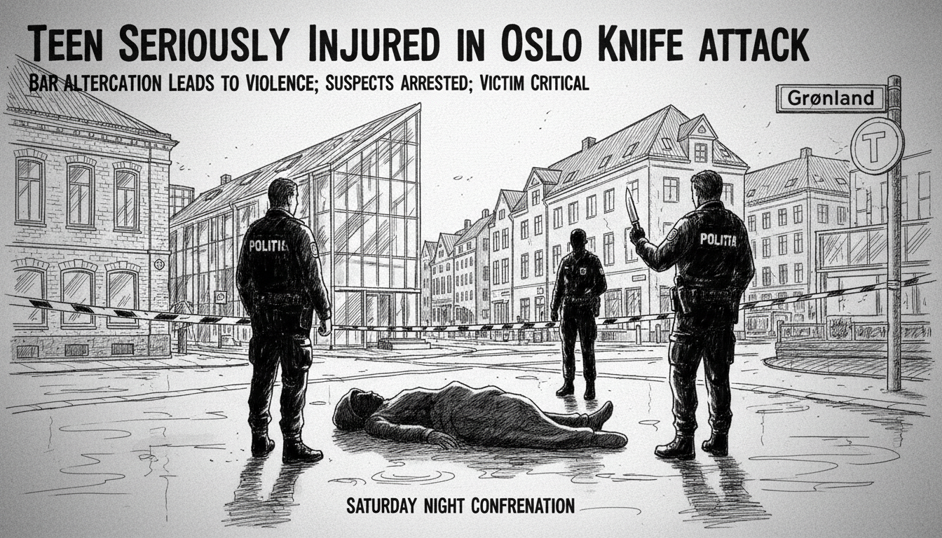 Teenager Seriously Injured in Oslo Knife Attack Following Bar Altercation