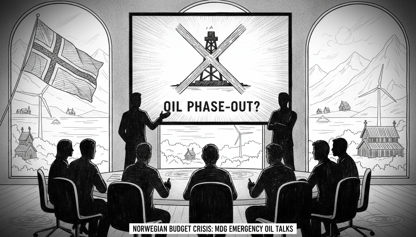 Norwegian Budget Crisis Sparks MDG Emergency Meeting Over Oil Policy