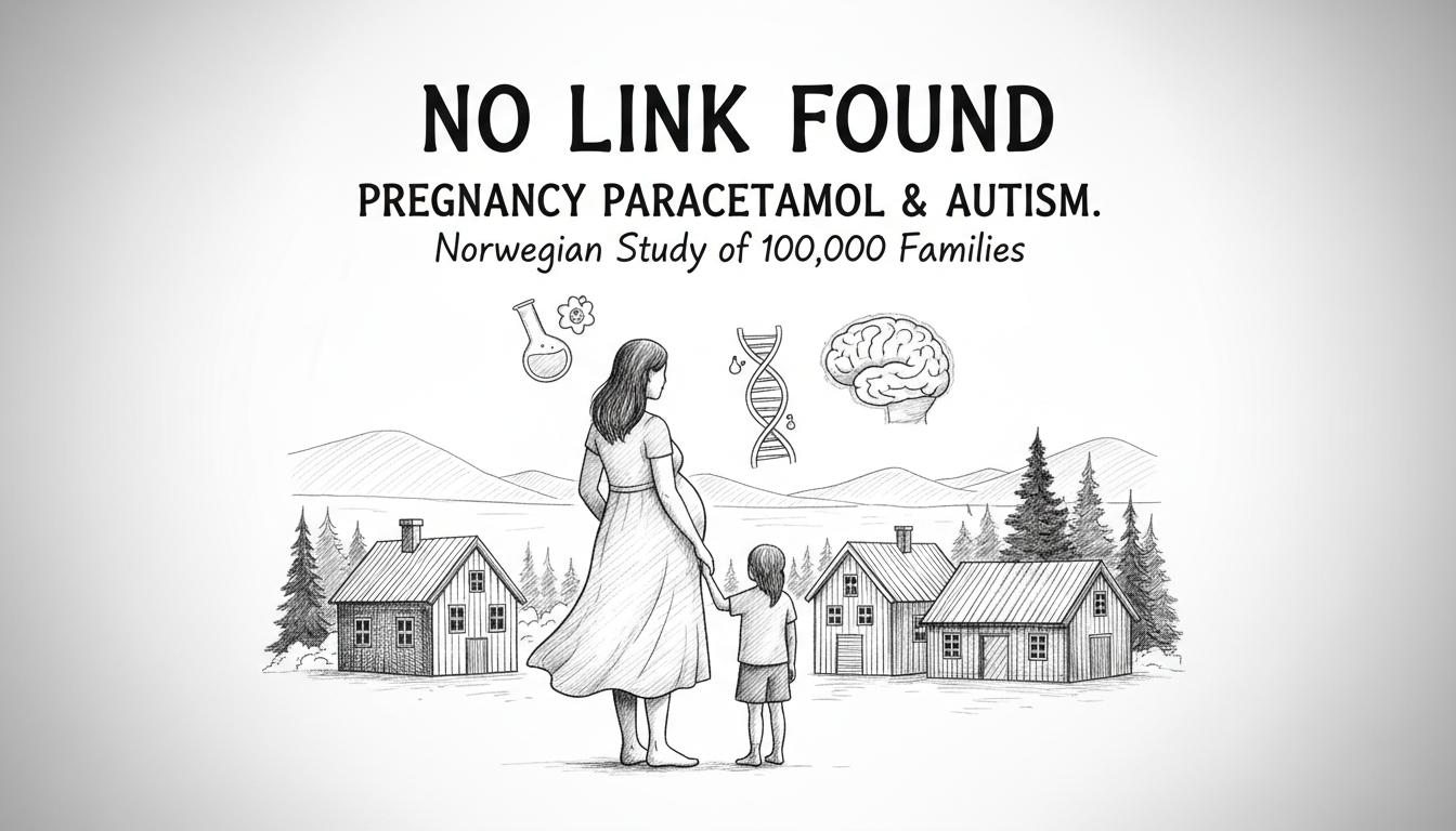 Norwegian Health Institute Finds No Link Between Pregnancy Paracetamol and Autism