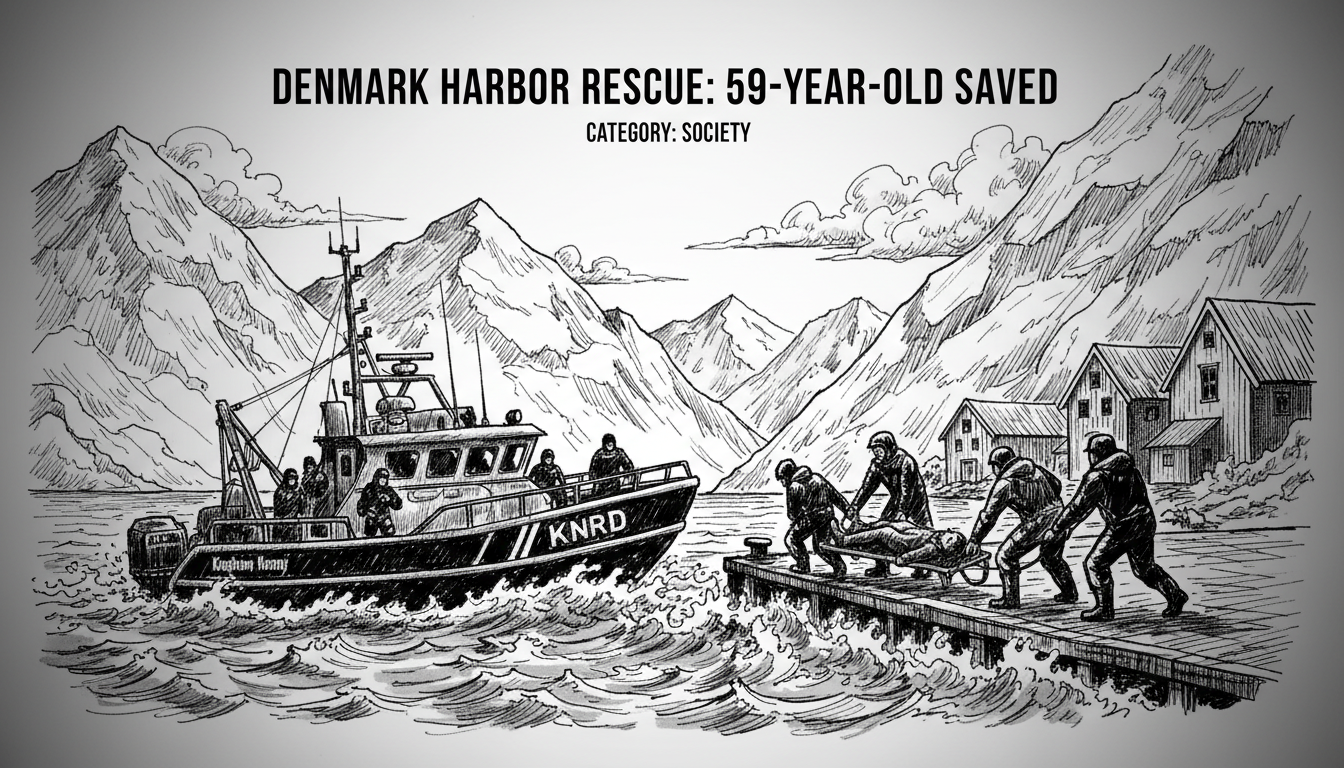 Denmark Harbor Rescue: 59-Year-Old Saved