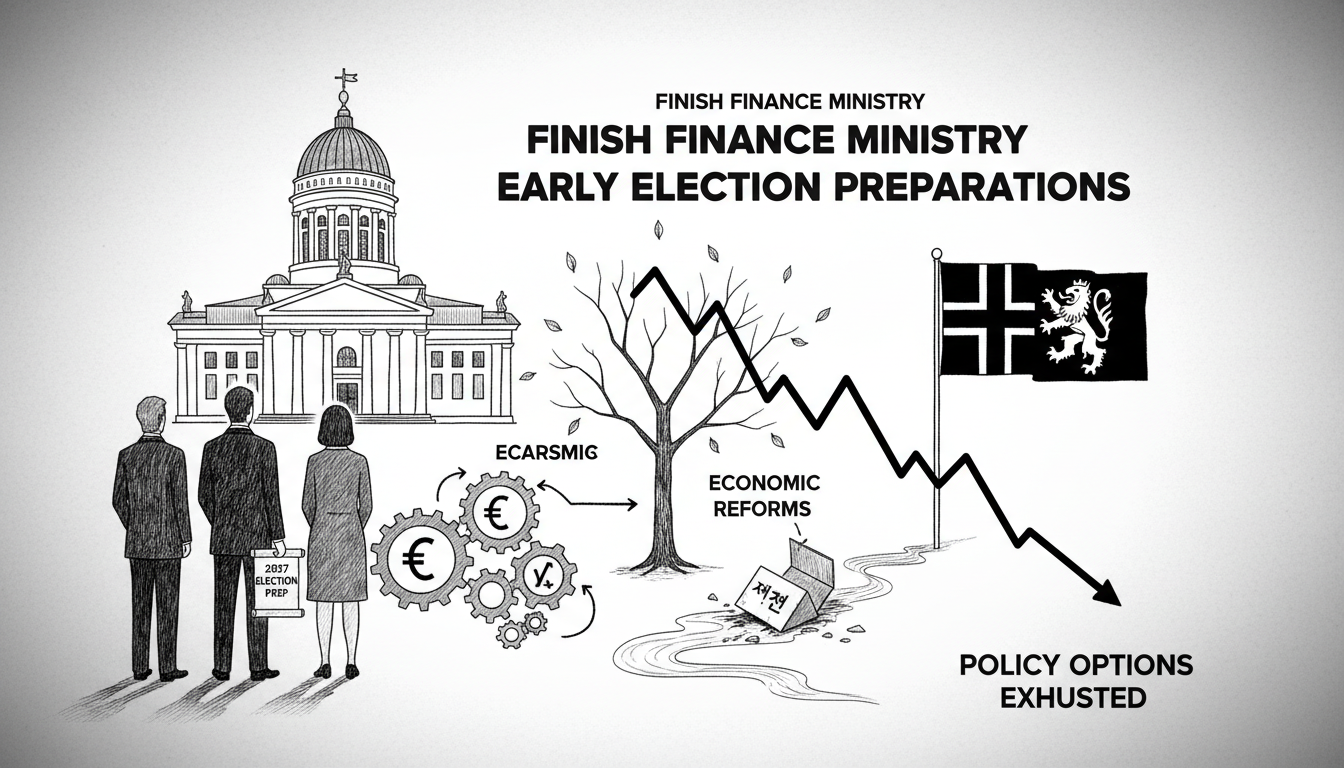 Finnish Finance Ministry Begins Early Election Preparations as Government Drains Policy Options