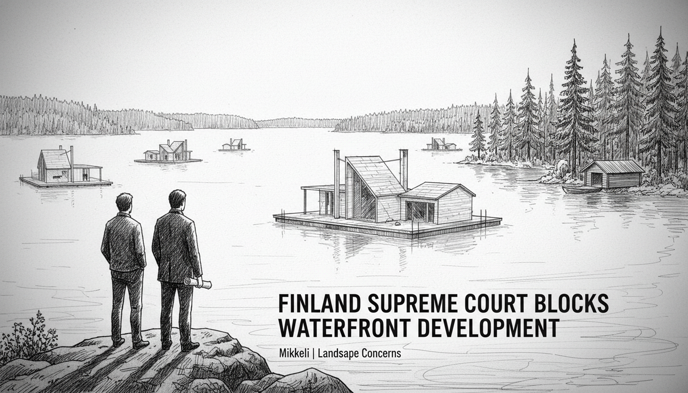 Finland Supreme Court Blocks Waterfront Development in Mikkeli Over Landscape Concerns