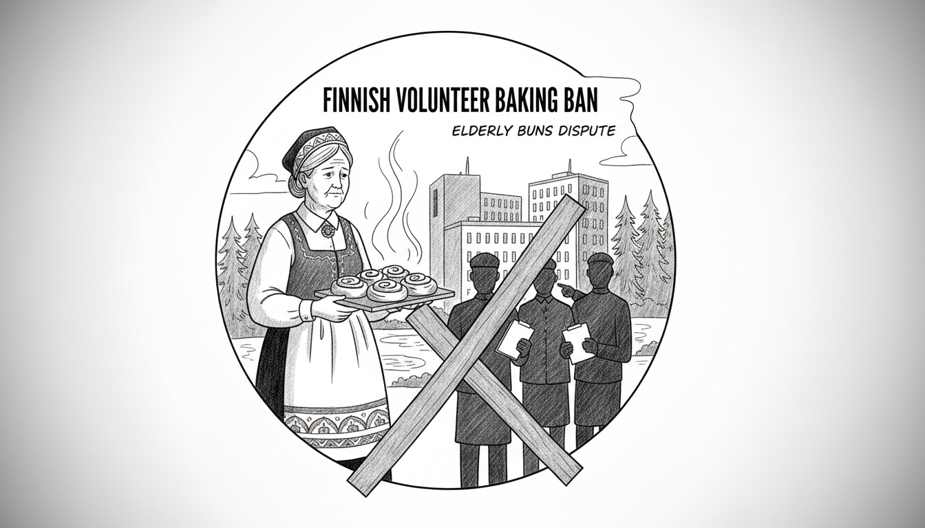 Finnish Volunteer Banned from Baking Buns for Elderly in Safety Dispute