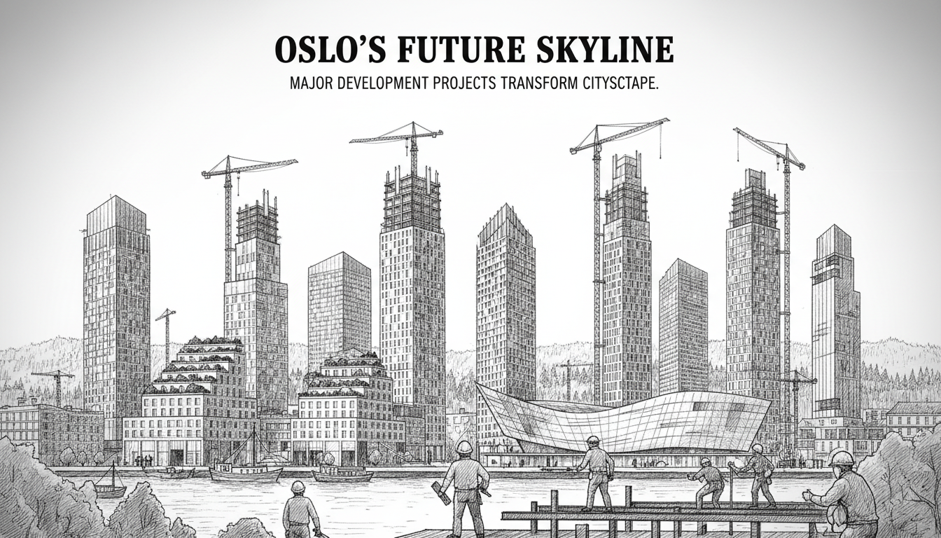 Major Development Projects Transforming Oslo's Future Skyline