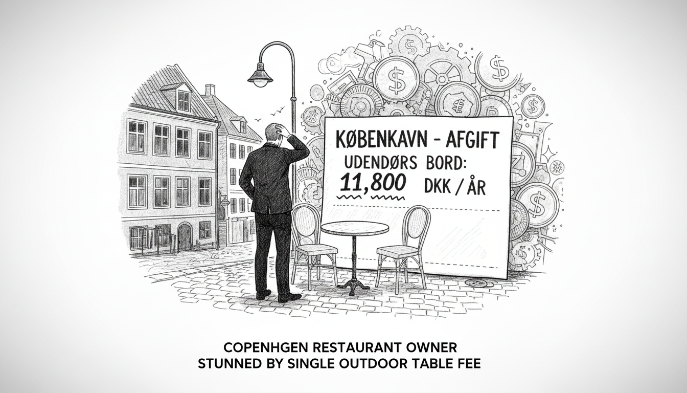 Copenhagen Restaurant Owner Stunned by Single Outdoor Table Fee