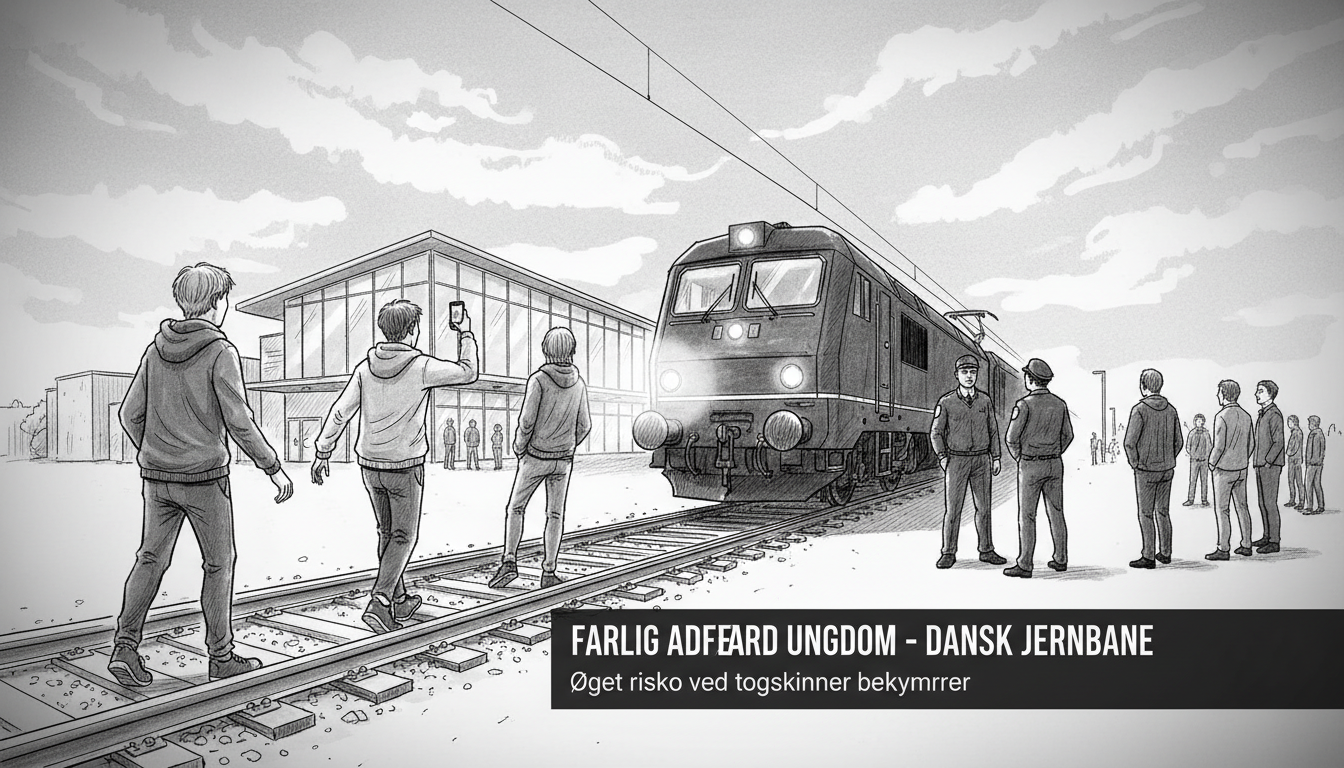 Danish Railways Report Dangerous Behavior Increase Among Youth