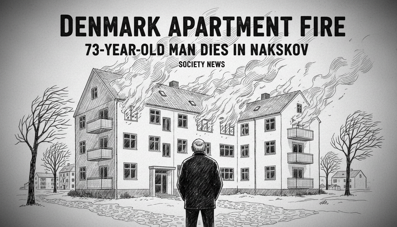 Denmark Apartment Fire: 73-Year-Old Man Dies in Nakskov