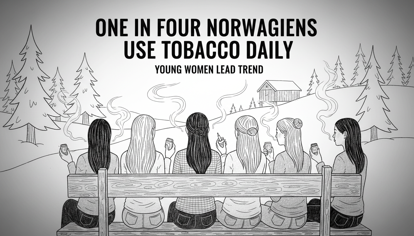 One in Four Norwegians Use Tobacco Daily as Young Women Lead Trend