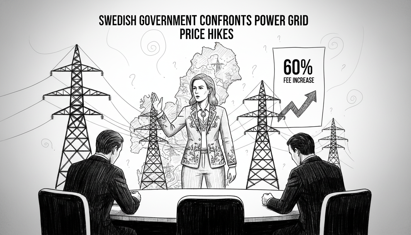 Swedish Government Confronts Power Grid Companies Over Price Hikes