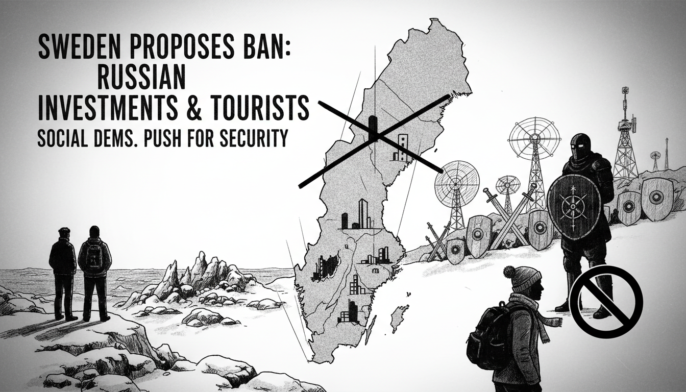 Sweden Proposes Ban on Russian Investments and Tourists