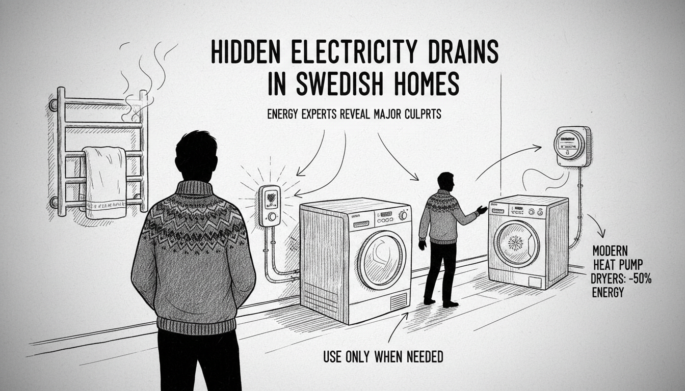 Energy Experts Reveal Hidden Electricity Drains in Swedish Homes