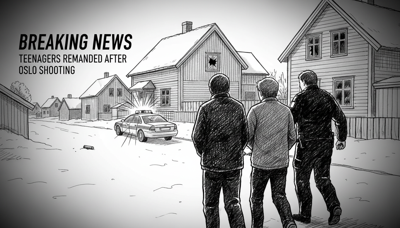 Teenagers Remanded in Custody After Oslo Shooting Incident