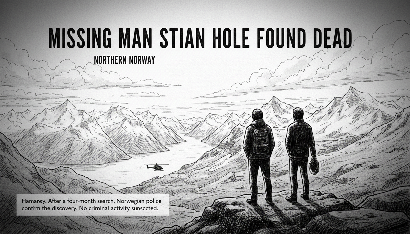 Missing Man Stian Hole Found Dead in Northern Norway
