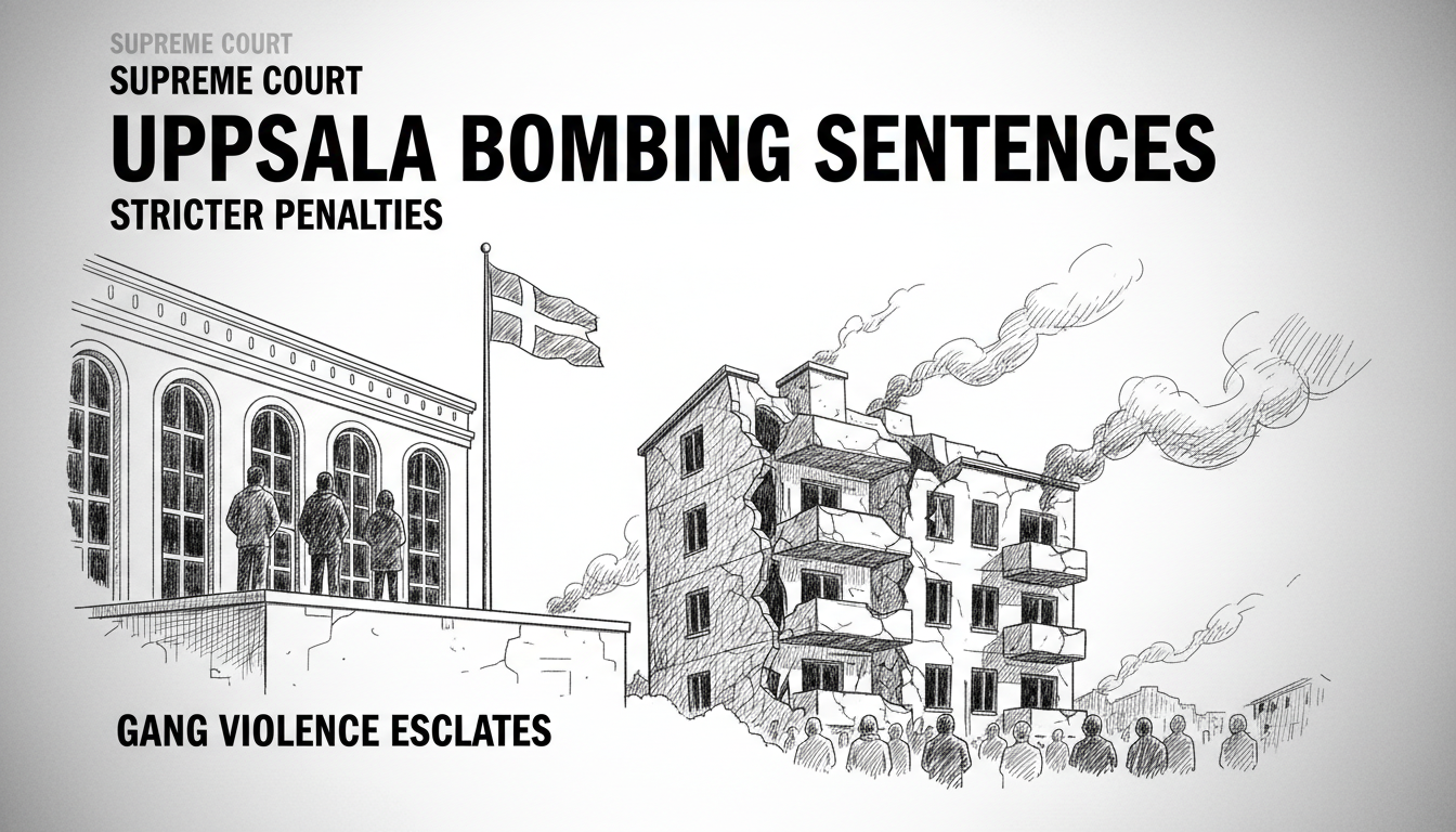 Supreme Court Intensifies Sentences in Deadly Uppsala Bombing Case