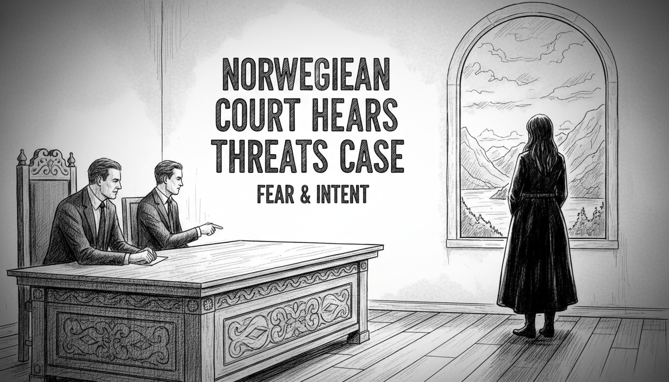 Norwegian Court Hears Threats Case Involving Public Figures