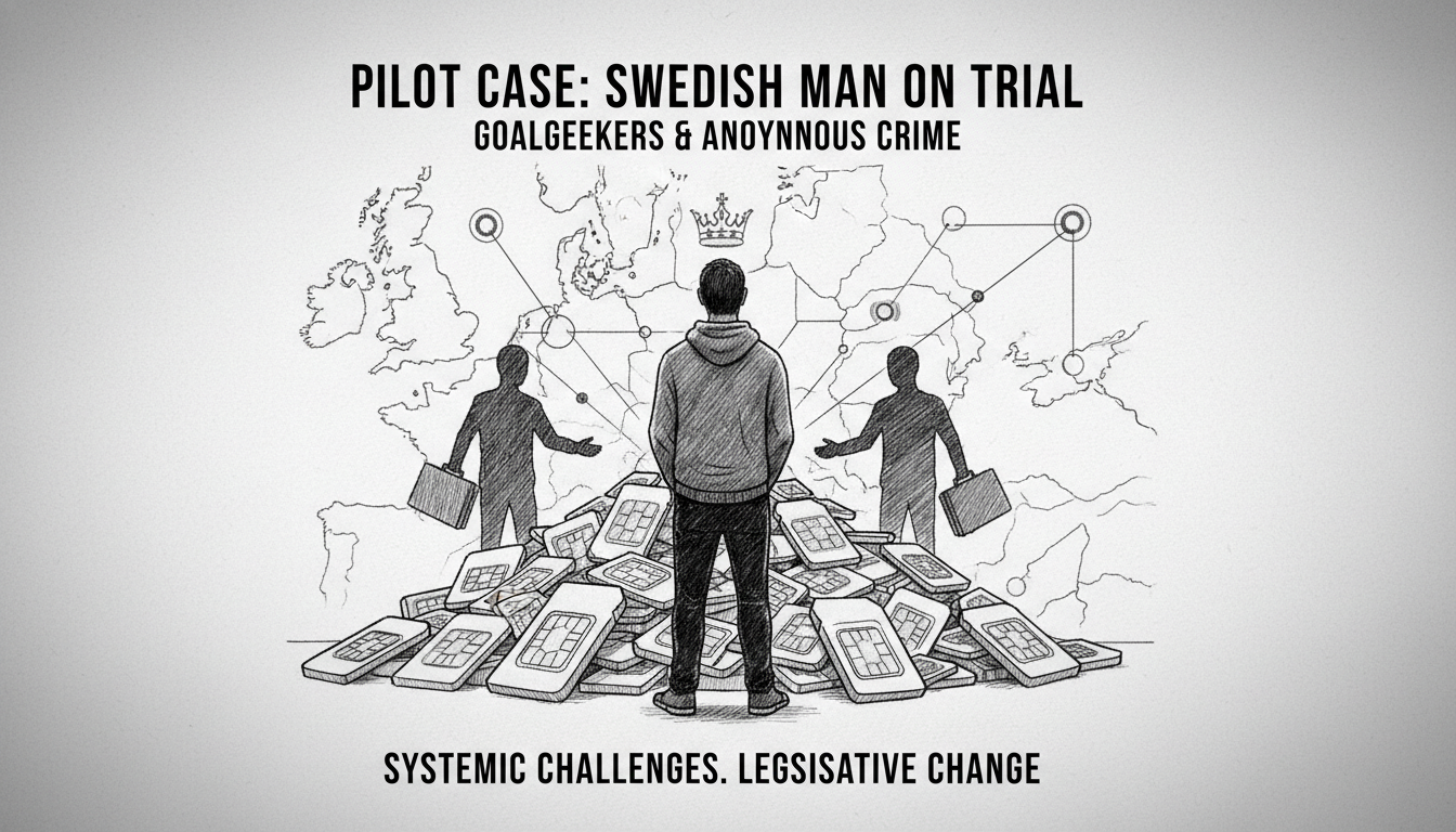 Swedish Man Faces Trial for Selling SIM Cards to Criminal Networks