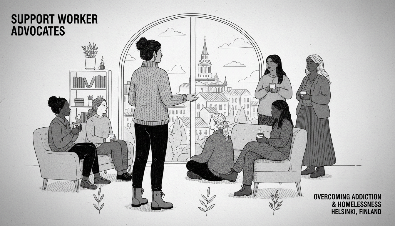 Support Worker Advocates for Women Overcoming Addiction and Homelessness