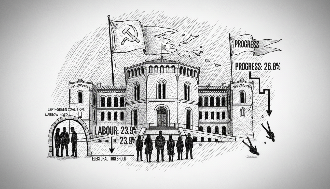 Labour Party Support Plummets in Latest Norwegian Poll