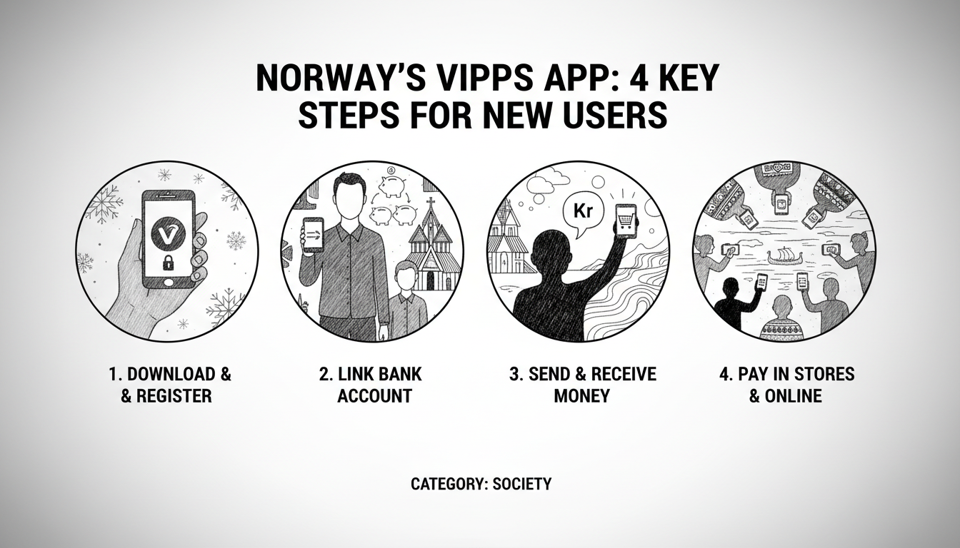 Norway's Vipps App: 4 Key Steps for New Users
