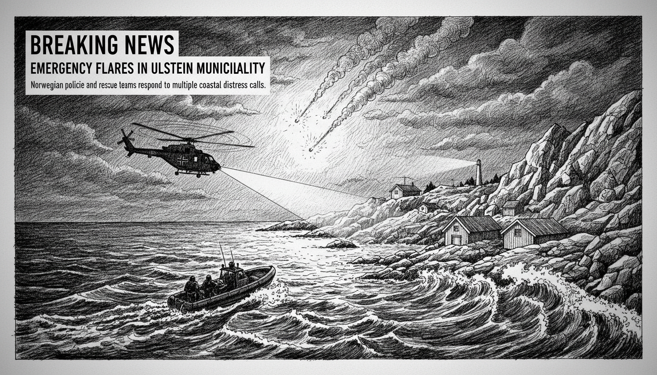 Emergency Flares Reported in Ulstein Municipality