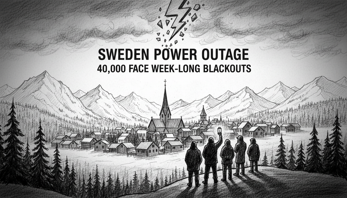 Sweden Power Outage: 40,000 Face Week-Long Blackouts